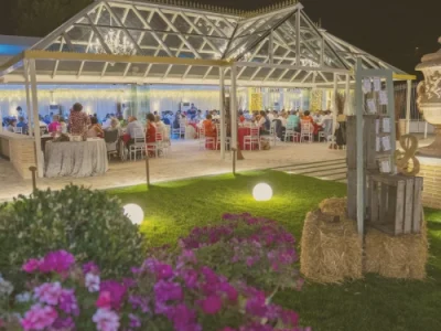 salón de boda acristalado